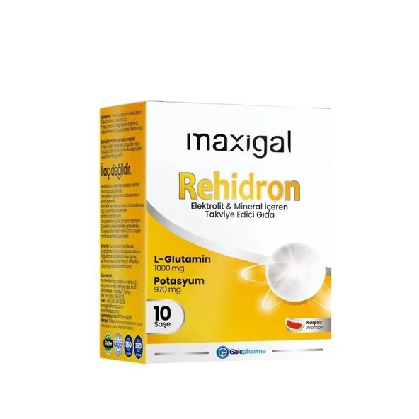 Maxigal Rehidron Elektrolit 10 Saşe ürün görseli 1