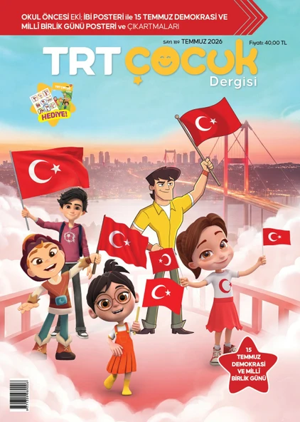 TRT Çocuk Dergi Temmuz 2026 ürün görseli 1