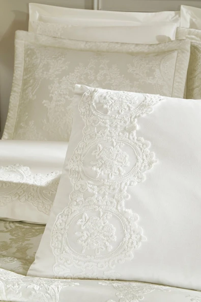 Özdilek -Harmony Krem- 10 Parça Çift Kişilik Çeyiz Seti - Resim 3
