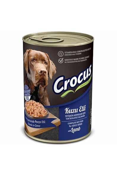 Crocus Köpek Yaş Maması Kuzulu 400 G ürün görseli 1