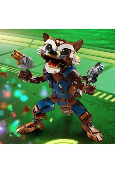 LEGO  Marvel Rocket ve Bebek Groot 76282 –  Yapım Seti (566 Parça) - Resim 5
