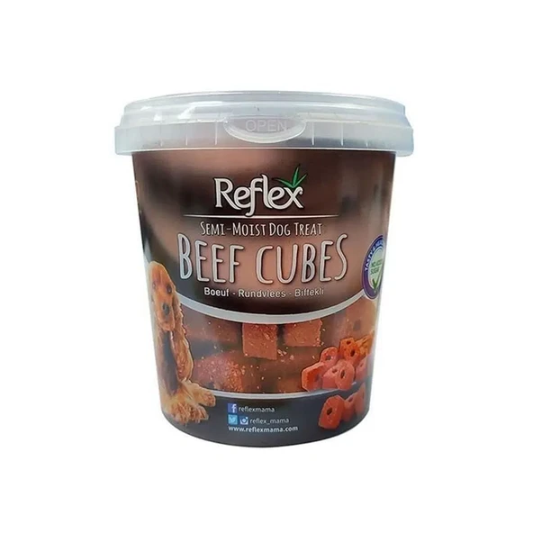 Reflex Semi-Moist Köpek Ödül Biftekli Küp 500 G ürün görseli 1