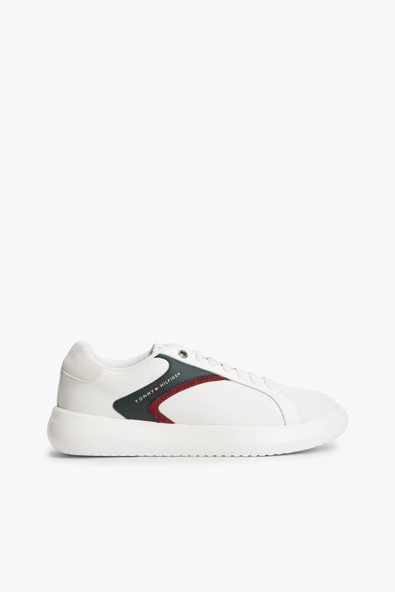 TH MODERN LIGHTCUP LEATHER Erkek Mavi Sneakers - FM0FM05885 ürün görseli 1