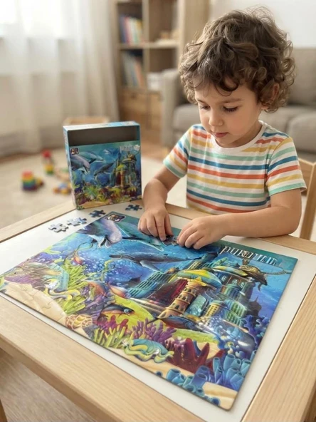 "Kayıp Şehir" Puzzle 150 Parça – Eğlenceli Su Altı Dünyası ürün görseli 1