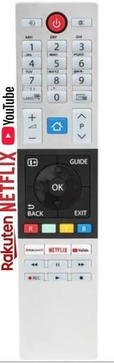 Toshiba CT-8528 Netflix-Youtube-Rakuten Tv Tuşlu Lcd-Led Tv Kumanda ürün görseli 1