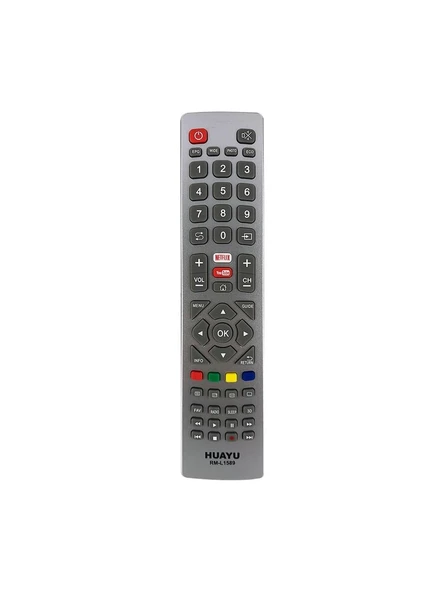 Huayu Kl RM-L1589 Sharp Aquos Netflıx-Youtube Tuşlu Lcd-Led Unıversal Kumanda ürün görseli 1