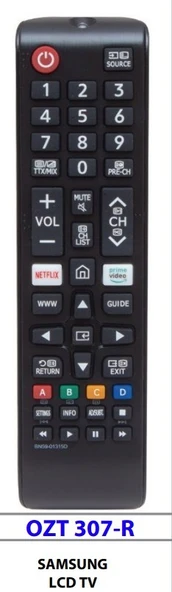 SAMSUNG NETFLİX PRİME VİDEO TUŞLU KUMANDA OZT 307-RH ürün görseli 1