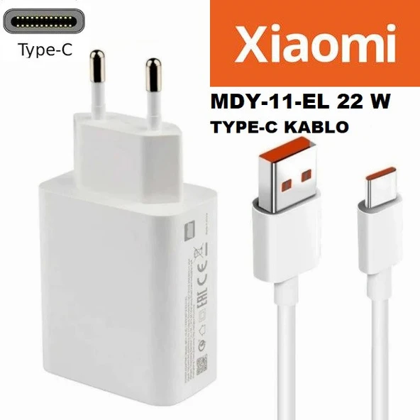 Xiaomi 22.5W Hızlı Şarj Cihazı Adaptör ve Type-C Kablo ürün görseli 1