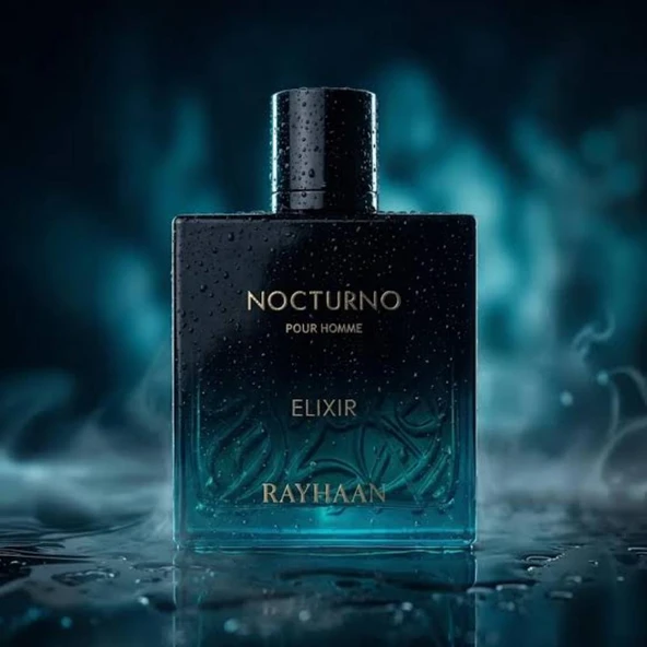Rayhaan Nocturno Elixir EDP 100 ml Erkek Parfümü - Resim 4