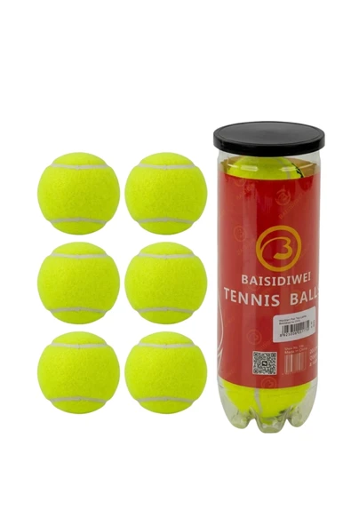 6’lı Tenis Topları Seti Spor ve Eğlence İçin İdeal Performans ürün görseli 1