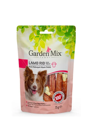 Garden Mix Köpek Ödül Maması Kuzu Kaburgalı 75 G ürün görseli 1