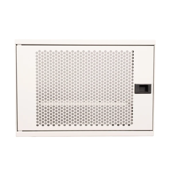 Alfafonet WiFi Box 400 Duvar Tipi Modem ve WiFi Kutusu 400x120x280 mm Mat Beyaz | Perfore Metal Kapak | Montajlı ürün görseli 1