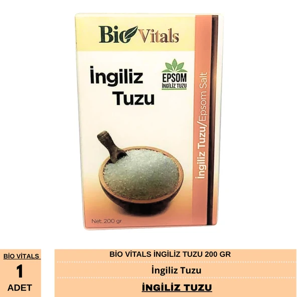 Bio Vitals İngiliz Tuzu 200 Gr - Resim 2