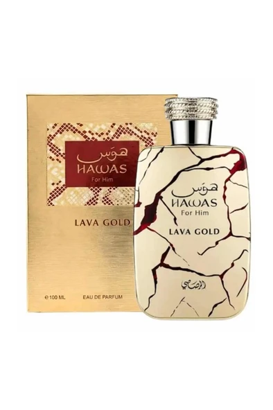 Rasasi Hawas Lava Gold EDP 100 ml Erkek Parfüm ürün görseli 1