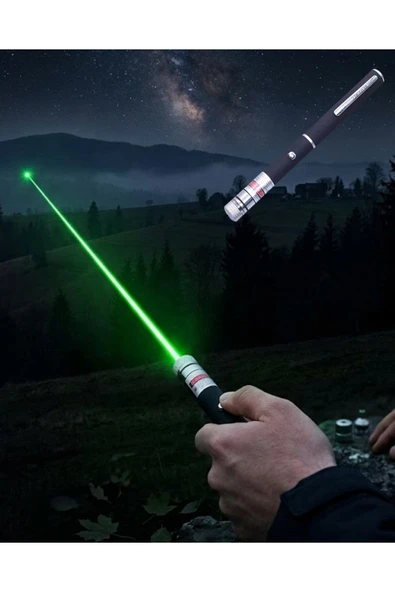 Yeşil Lazer Kalem Sunum ve Outdoor Kullanım İçin Güçlü Işın ürün görseli 1