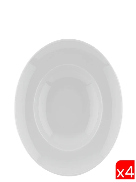 Kütahya Porselen Bone Risus Makarna Tabağı Krem 27,5cm BNRS27SPT00 4 lü ürün görseli 1