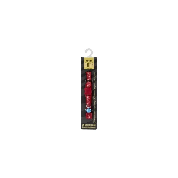 Cattie Kedi Boyun Tasması Desenli Kırmızı 15-25 Cm ürün görseli 1