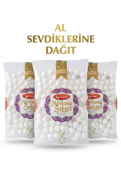 MEVLANA ŞEKERİ BONBON SADE 3 ADET 350 GR. AL DAĞIT ürün görseli 1