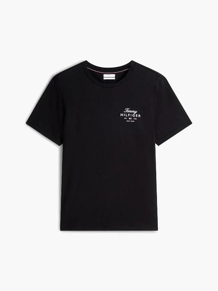 SCRIPT STACK REGULAR TEE Erkek Siyah T-Shirt - MW0MW43224 - Resim 6