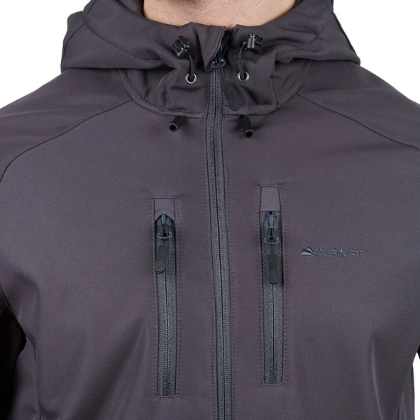 Alpinist Peak Softshell Erkek Outdoor Mont - Resim 3