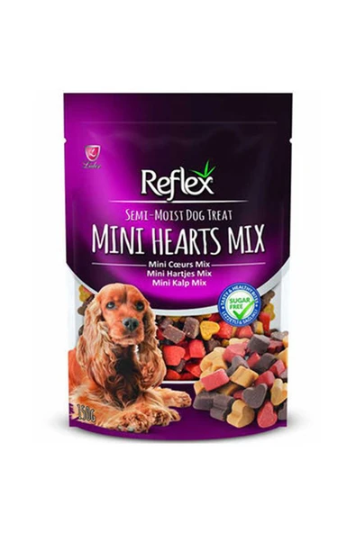 Reflex Semi-Moist Köpek Ödül Mini Mix Kalp 150 G ürün görseli 1