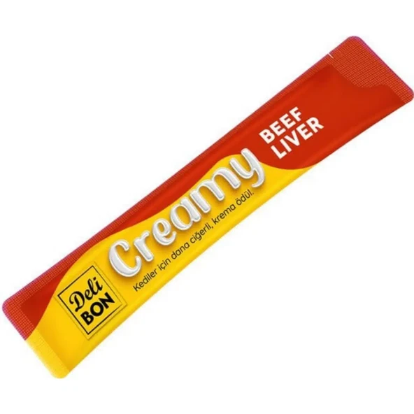 Delibon Creamy Kedi Ödül Dana Ciğerli 5*15 G ürün görseli 1