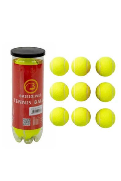 9’lu Tenis Topu Seti Profesyonel ve Amatör Kullanım İçin İdeal ürün görseli 1