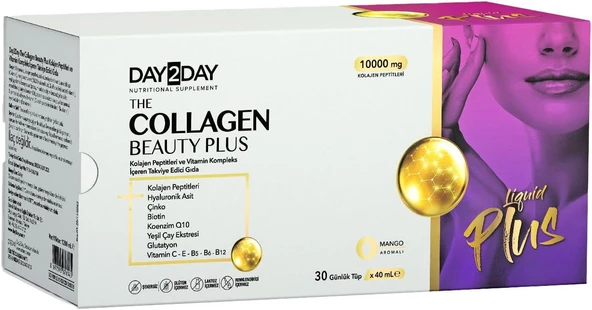 Day2Day The Collagen Beauty Plus Mango Aromalı 30 Tüp x 40 ml ürün görseli 1