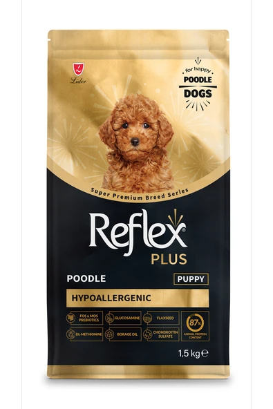 Reflex Plus Yavru Köpek Maması Poodle 1.5 Kg ürün görseli 1