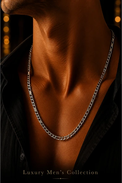 Luxury Men's Collection Çelik Kolye ürün görseli 1