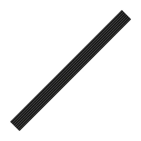 Özen (1 Adet) Mat Siyah Renk Çizgili Çekmece Kulp 704 mm Modern Uzun Dolap Mobilya Kulbu Kulp ürün görseli 1