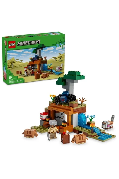 LEGO  Minecraft Armadillo Maden Keşfi 21269 - 8 Yaş ve Üzeri Yapım Seti (247 Parça) ürün görseli 1