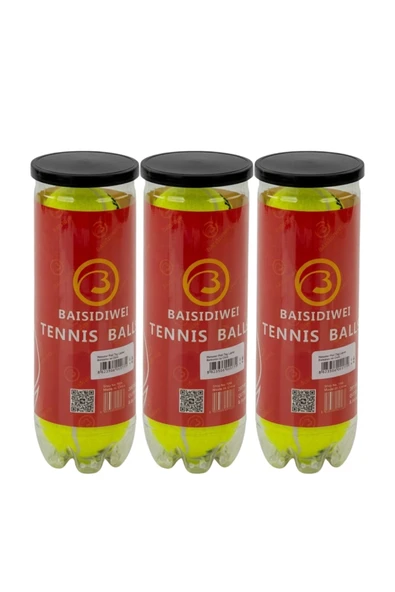 9’lu Tenis Topu Seti Dayanıklı Yüksek Zıplama Performans Topları ürün görseli 1
