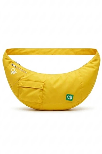 Benetton Çapraz Askılı Çanta Sarı (L) - Resim 2