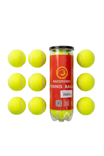 Tenis Topu 9’lu Set Antrenman ve Maç İçin Dayanıklı Toplar ürün görseli 1