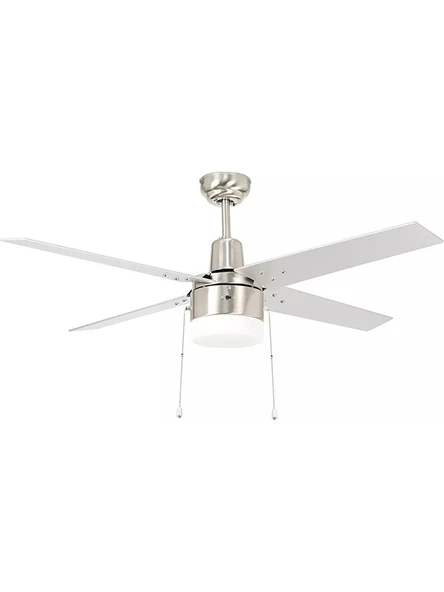 Koçtaş Freely 4 Kanatlı Beyaz 122Cm Tavan Vantilatörü Salon Kullanımına Uygun Krom Malzemeden ürün görseli 1