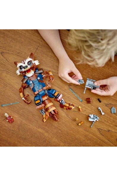 LEGO  Marvel Rocket ve Bebek Groot 76282 –  Yapım Seti (566 Parça) - Resim 3