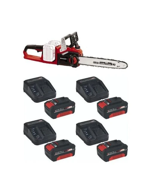 Einhell GE-LC 36/35 Li Akülü Zincirli Testere + 4 Adet 4.0 Akü ürün görseli 1