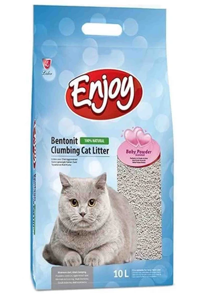 Enjoy Kedi Kumu Bentonit Kokulu 10 L ürün görseli 1