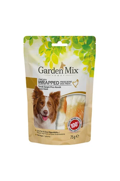Garden Mix Köpek Ödül Sargılı Pres Kemik 75 G ürün görseli 1