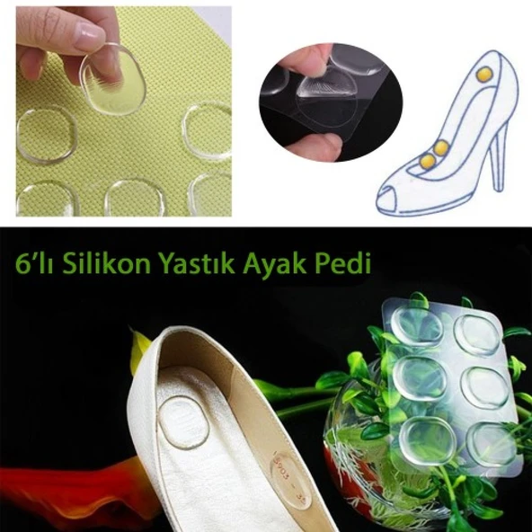 Ayak Nasır 6lı Ped - Ayak Vurma önleyici ped ürün görseli 1