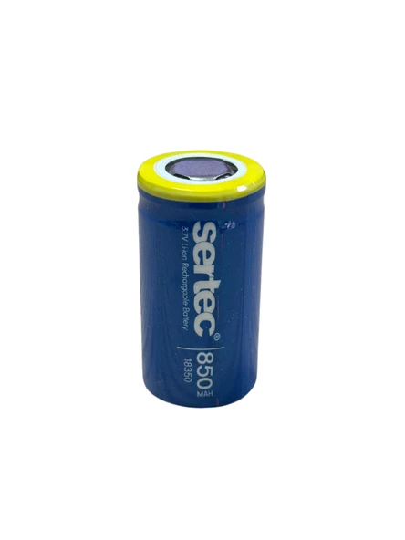 Sertec 18350 3.7V 850 Mah Li-Ion Şarjlı Pil - 1C ürün görseli 1