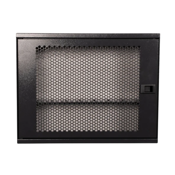 Alfafonet WiFi Box 450 Duvar Tipi Modem ve WiFi Kutusu 450x120x350 mm Antrasit Gri | Perfore Metal Kapak | Montajlı ürün görseli 1