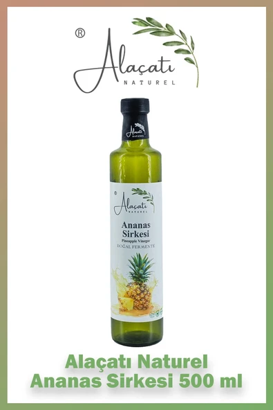 Alaçatı Naturel Ananas Sirkesi 500 ml ürün görseli 1