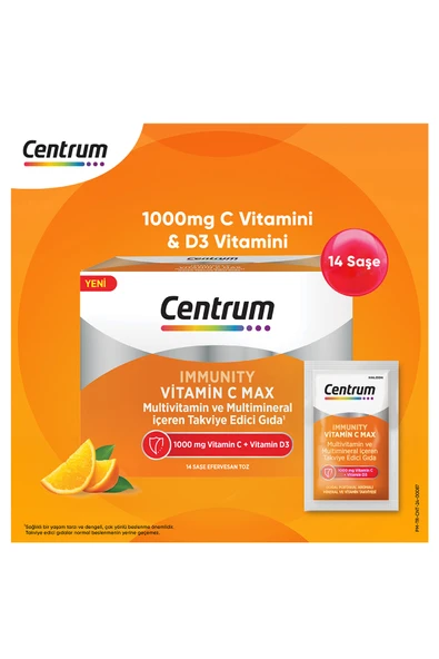 Centrum İmmunity Cmax 14 Saşe - Resim 2
