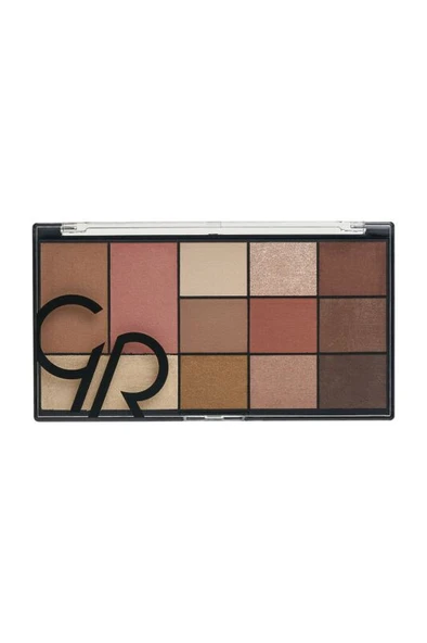 Golden Rose City Style Face and Eye Palette - 01 Warm Nude - Yüz & Göz Paleti ürün görseli 1
