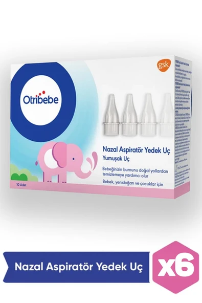 Otribebe Nazal Aspiratör Yedek Ucu 10'lu 6 Adet ürün görseli 1