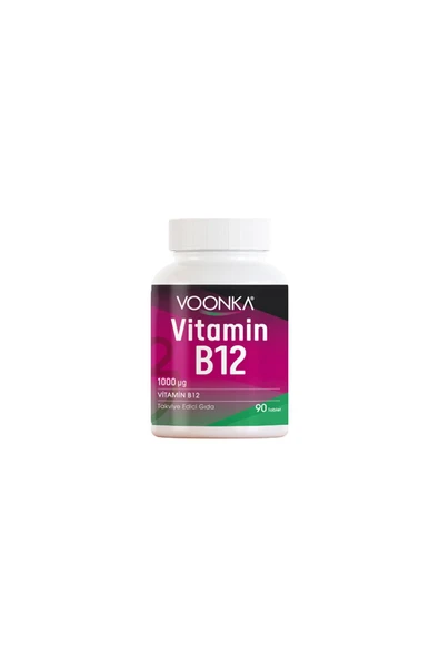 Voonka Vitamin B12 90 Tablet - Resim 2