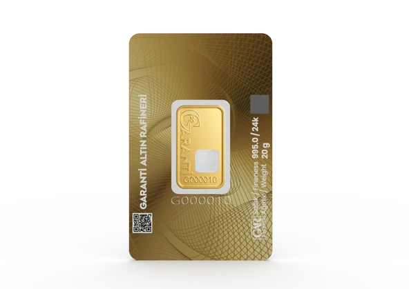 GarantiGold 20 Gr Külçe Altın - Resim 2