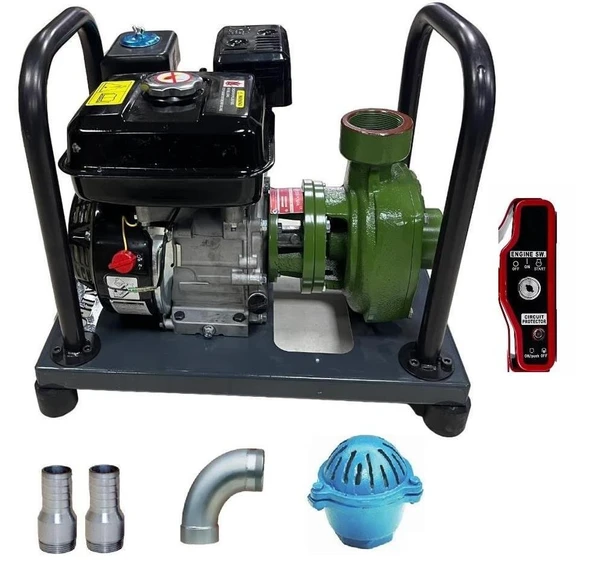 Gardenpro WP-20/140H Yüksek Basınçlı Marşlı/İpli Su Motoru 140 mt 7 Hp ürün görseli 1